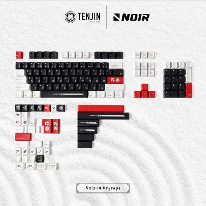 Tenjin Scrollworks x Noir Gear - Kaizen Keycaps – Tenjin Style ...