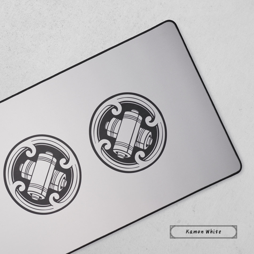 KAMON White – Tenjin Style & Scrollworks